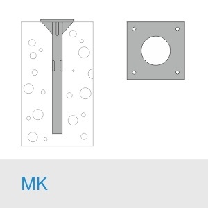 Фундамент МК 1100(990)+М36×1500/20